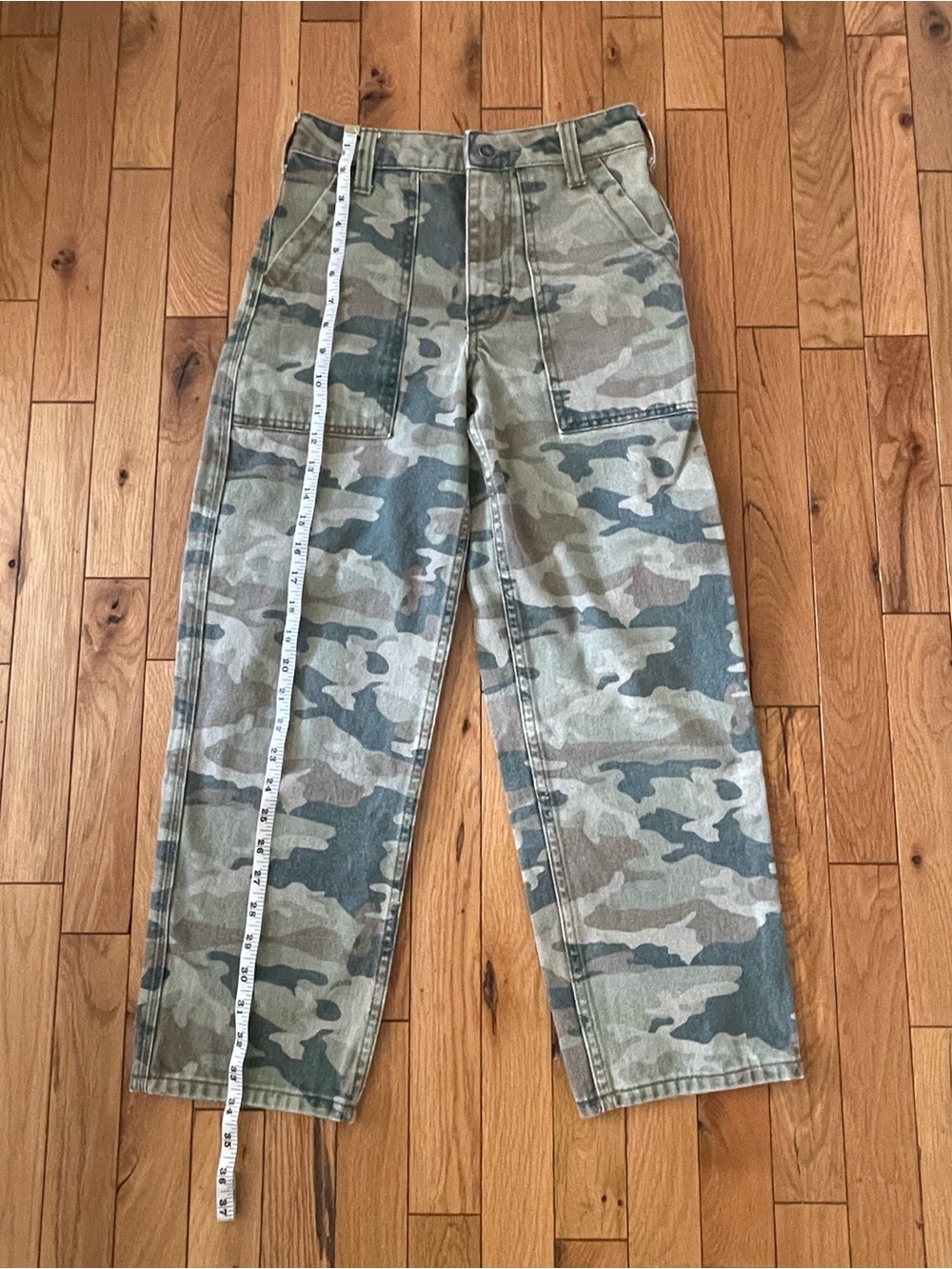 We the Free Remy Camo High Rise Utility Jeans - Picture 6 of 7